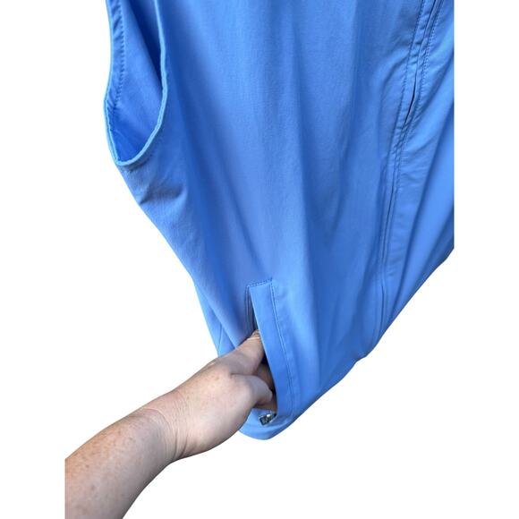 Peter Millar Crown Crafted Blue Stealth Hybrid Wool Lined Vest - Medium - Picture 5 of 11